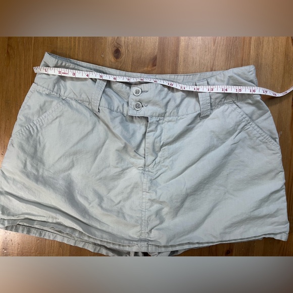 Chic Light Khaki Mini Skort - Picture 4 of 8